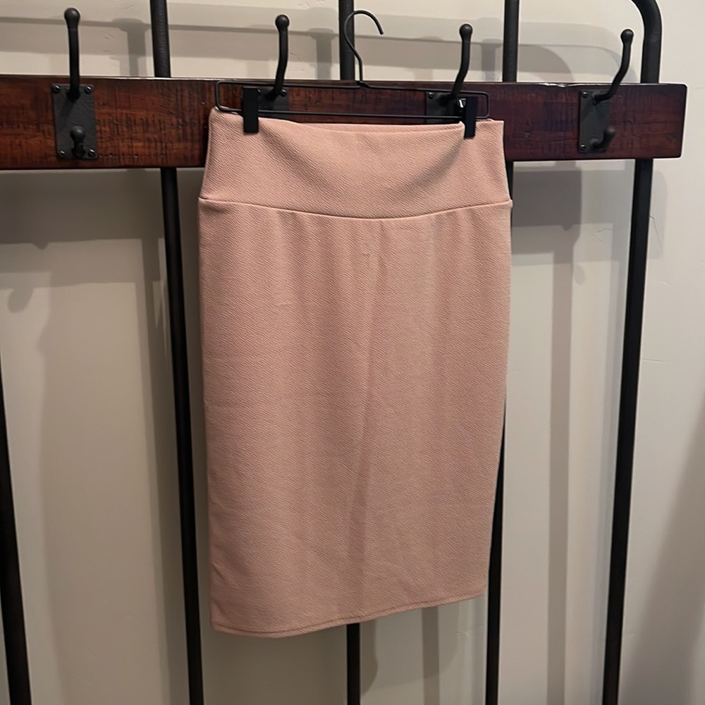 LuLaRoe Cassie Pencil Skirt - Tan